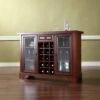 LaFayette Sliding Top Bar Cabinet In Vintage Mahogany Finish - 47.75 "W X 19 "D X 36 "H - MDF/Rubberwood - Mahogany -Elegance Barware b43fd264 576e 4a0a bdc4 472db8fc4111