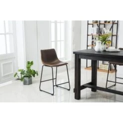 Roundhill Furniture Bronco Antique Wood Counter Height 5-piece Dining Set - Grey -Elegance Barware b46a6fe7 b65b 4723 8909 9849e0c0f03e