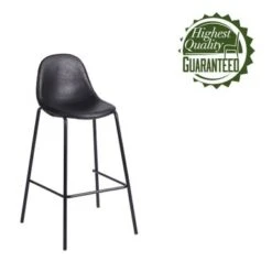 Porthos Home Tuca Bar Stools Set Of 2, PU Leather Upholstery, Iron Legs - Brown -Elegance Barware b5a606ed 0b5e 4cbc 956c 949967c88c50