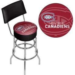 NHL Swivel Bar Stool With Back - Watermark - Philadelphia Flyers -Elegance Barware b631eb61 39f9 4f14 bcca e91a30f700a3