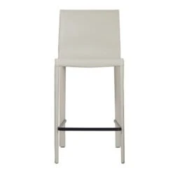 STAN Modern Leather Counter Stool - Chianti -Elegance Barware b74c261a 8031 4a5f bd67 175689807b24