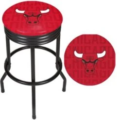 NBA Black Ribbed Bar Stool - City - Los Angeles Lakers -Elegance Barware b91e5cc9 1685 4730 94fd ab5af82ca0f4