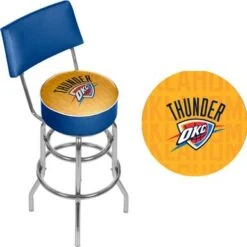 NBA Swivel Bar Stool With Back - City - 20" X 20" X 41.75" - Philadelphia 76ers -Elegance Barware bd0ae137 ba03 47eb b776 e0ea9ef97248