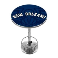 NBA Chrome Pub Table - Fade - 31"H - Houston Rockets -Elegance Barware bd3b7d4c a9c6 410f 9bf2 a9908ebc0082
