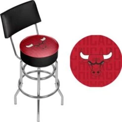 NBA Swivel Bar Stool With Back - City - 20" X 20" X 41.75" - Denver Nuggets -Elegance Barware bd57823b 0614 4aa5 8c93 64e4a5a14568