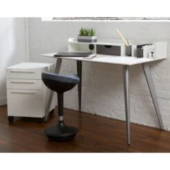 Rye Studio Adjustable Ergonomic Swivel Sit-Stand Stool - Mandarin -Elegance Barware bd6108b6 b48d 4700 ba0e 53091e6c8ed7