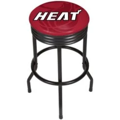 NBA Black Ribbed Bar Stool - Fade - Orlando Magic