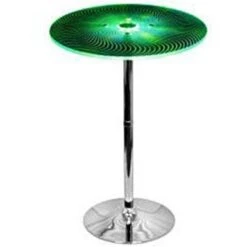 Porch & Den Starbuck Metal/ Acrylic LED Light-Up Bar Table - Multi -Elegance Barware be615923 041d 4602 9004 4680d6547b1c