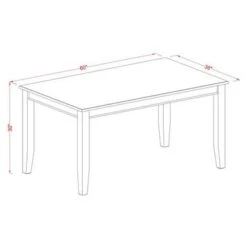 7-Pieces Rubberwood Counter-height Dining Room Pub Set - A Table With 6 Chairs In Mahogany Finish (Seat's Type Options) - DUBU7H-MAH-W -Elegance Barware bfbc6870 2b91 4bc7 896c 3d5a0390ac31