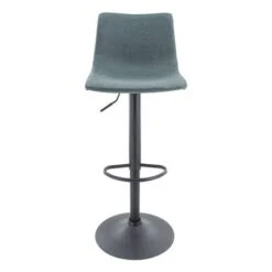 LeisureMod Tilbury Modern Adjustable Bar Stool With 360-Degree Swivel - 32.2 - Olive Green -Elegance Barware c1317f70 f47d 4195 9909 f6b15ff97a3e