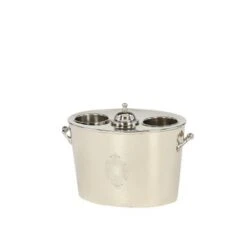 Silver Stainless Steel Traditional Wine Holder - 11 X 7 X 10 -Elegance Barware c1665bfb 1cff 4759 9d91 c704f9c18545