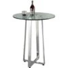 Somette Amber Counter Table With Glass Top - Glass/Stainless Steel -Elegance Barware c1f8fdaf 15c9 4488 96cd 3eea89880fbc