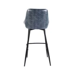 Porthos Home Umi Bar Stools Set Of 2, PU Leather Upholstery, Iron Legs - Brown -Elegance Barware c2038bb1 2b34 4573 9834 dcf72773859e