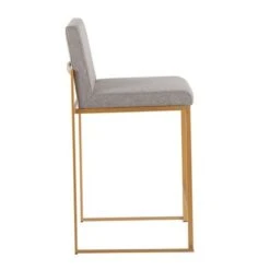 Silver Orchid Forrest High Back Counter Stool - Set Of 2 - White Faux Leather & Black -Elegance Barware c2541d99 aa2a 4658 9aa4 25566673f9e5