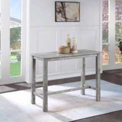 The Gray Barn Kaess Pub Height Dining Table - Chestnut -Elegance Barware c2d239a8 5c34 4bcc 8254 dd819624973e