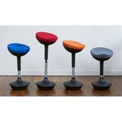 Rye Studio Adjustable Ergonomic Swivel Sit-Stand Stool - Mandarin -Elegance Barware c3704006 778e 4911 bb05 0a965ffcd149