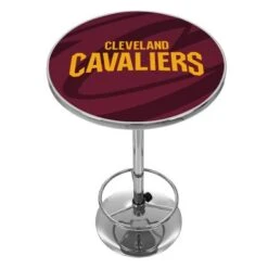 NBA Chrome Pub Table - Fade - 31"H - Chicago Bulls -Elegance Barware c41f9c79 2506 4a7f 926b 81052091e24a