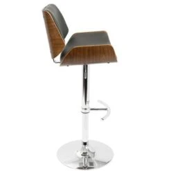 Carson Carrington Tranas Mid-Century Modern Adjustable Barstool - Brown/Cherry -Elegance Barware c4cae35f 53e3 49c9 9b17 1216e331eabd