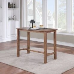 The Gray Barn Kaess Pub Height Dining Table - Chestnut -Elegance Barware c6be9359 7268 4e08 afe9 90f9b0ba2511