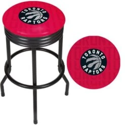 NBA Black Ribbed Bar Stool - City - Pheonix Suns -Elegance Barware c7206dde 8d2a 4517 b908 4b2f1ee9887c
