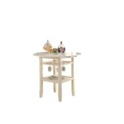 Acme Tartys Cream Counter-height Table - Cream -Elegance Barware c7beca59 8f45 4f78 9106 76cdd1db398d