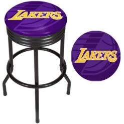 NBA Black Ribbed Bar Stool - Fade - Los Angeles Clippers -Elegance Barware c8d6a56c 59ae 4774 b182 35e5770c2a3d