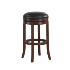 Shelby 34-inch Extra Tall Swivel Bar Stool By Greyson Living - Walnut