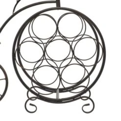 Brass Iron Rustic Wine Rack 19 X 21 X 9 - 19 X 21 X 9 - 19 X 21 X 9 - Copper -Elegance Barware ca8a0b8b a66e 4c69 a6db 9cd263fa3f04