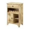 Somette Boardwalk Brown Wine Cabinet, One Door, One Drawer - Wood/MDF - Boardwalk Brown -Elegance Barware cde8c83c d066 450f bfc3 e06fa01813e2