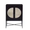 ACME Colson 2-door Wine Cabinet In Black - N/A - MDF/Metal - Black -Elegance Barware ce3bb4ea da32 4ba6 983f f66e700be3be