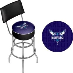 NBA Swivel Bar Stool With Back - City - 20" X 20" X 41.75" - Denver Nuggets -Elegance Barware cfca68ed ca3e 43ce be6f 345afa507e0f
