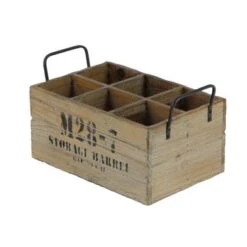 Brown Fir Rustic Wine Holder 8 X 16 X 9 - Brown -Elegance Barware d0a80fc1 a397 4c3d 9977 3ce75fad92a6