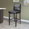 Ira Wooden Bar Height Stool - Black -Elegance Barware d1d840e6 6005 4a41 94a6 f577e3dd430f