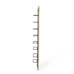 Toston Wood And Iron Wine Rack (8 Bottles) By Christopher Knight Home - Natural/Black -Elegance Barware d2041d41 4e78 4548 ae08 f8e9804b35fe