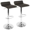 Contemporary Ale Adjustable Barstools (Set Of 2) - Brown -Elegance Barware d24a284b 21b1 4e4c 8a67 747d919c690f