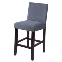 MONSOON Aprilia Upholstered Transitional Counter Chairs (Set Of 2) - Eggplant -Elegance Barware d26b38e7 b1c1 4812 91c9 c064da7c32e0