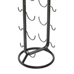 Black Metal Industrial Wine Holder Rack 35 X 11 X 11 - 11 X 11 X 35 - 11 X 11 X 35 - Black -Elegance Barware d35fc61a 9e3c 4da8 aaa9 c5b10b375eb8