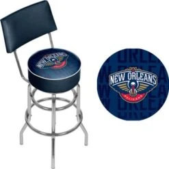 NBA Swivel Bar Stool With Back - City - 20" X 20" X 41.75" - Philadelphia 76ers -Elegance Barware d458d901 5f10 497c 8a1f 3ef96c7eda51