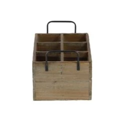 Brown Fir Rustic Wine Holder 8 X 16 X 9 - Brown -Elegance Barware d68ac720 63d3 4c52 92dc cf734e8a3888