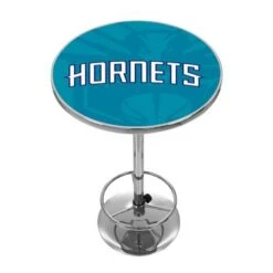 NBA Chrome Pub Table - Fade - 31"H - Brooklyn Nets -Elegance Barware da1dcf82 d745 4b49 a79c ca3a4f50a3f3