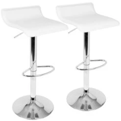 Contemporary Ale Adjustable Barstools (Set Of 2) - Brown -Elegance Barware da5e7cae ba57 4104 936f 30800b388315