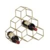 STERLING Elk Lighting Angular Study Hexagonal Wine Rack - Gold