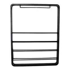 Aurelle Home Black Industrial Metal 4-shelf Wide Rack - 35" X 28" -Elegance Barware dcbe7de0 14af 4b39 890d e6b21889f249