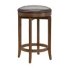 Hillsdale Furniture Brendan Wood Backless Swivel Stool, Brown Cherry - Brown Cherry - Counter Height -Elegance Barware ddd58da2 4f17 4176 ad5c a2f8055cddcd