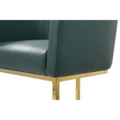 Silver Orchid Bonner Upholstered Stool - Green - Bar Height -Elegance Barware df7e4798 04c4 4158 9226 6142843993fd