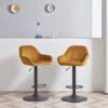 Corvus Wendy Contemporary Adjustable Bar Stool (Set Of 2) - Brown -Elegance Barware e21bdaa4 da4b 4ad0 ae7f 24813dc291da
