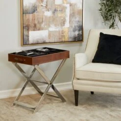 Stainless Steel Modern Wine Holder - 24 X 16 X 26 - Black -Elegance Barware e22447ec 9da8 4841 9d01 df7e50622f39