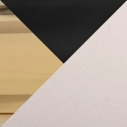 Silver Orchid Vallberga 30" Fixed-Height Bar Stool With Metal Base & Round Gold Footrest (Set Of 2) - Cream Noise Fabric/Black Metal Base -Elegance Barware e3206131 6016 4ad1 9821 85b15b01d3e4