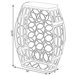 Vintiquewise Barrel Shaped 22 Bottles Decorative Table Wine Rack Storage - Brown -Elegance Barware e6263b6f a97e 4212 9848 bb4500b40f89