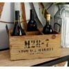 Brown Fir Rustic Wine Holder 8 X 16 X 9 - Brown -Elegance Barware e692e21d c15d 43bb a2d5 4ce27dc1a893